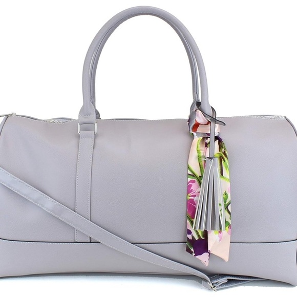 Ms Lovely WEEKENDER DUFFEL BAG WITH SATIN TIE - Picture 6 of 6